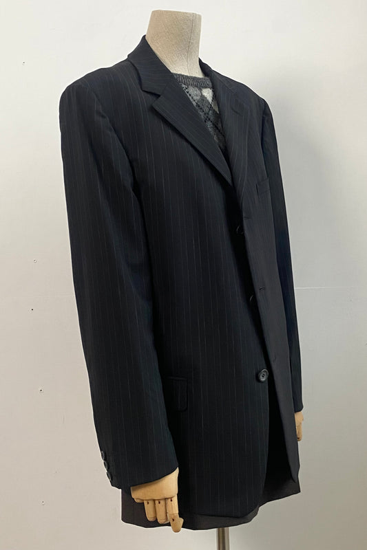 Versace Diplomatic Fine Wool Blazer Size M/L UK 10/12