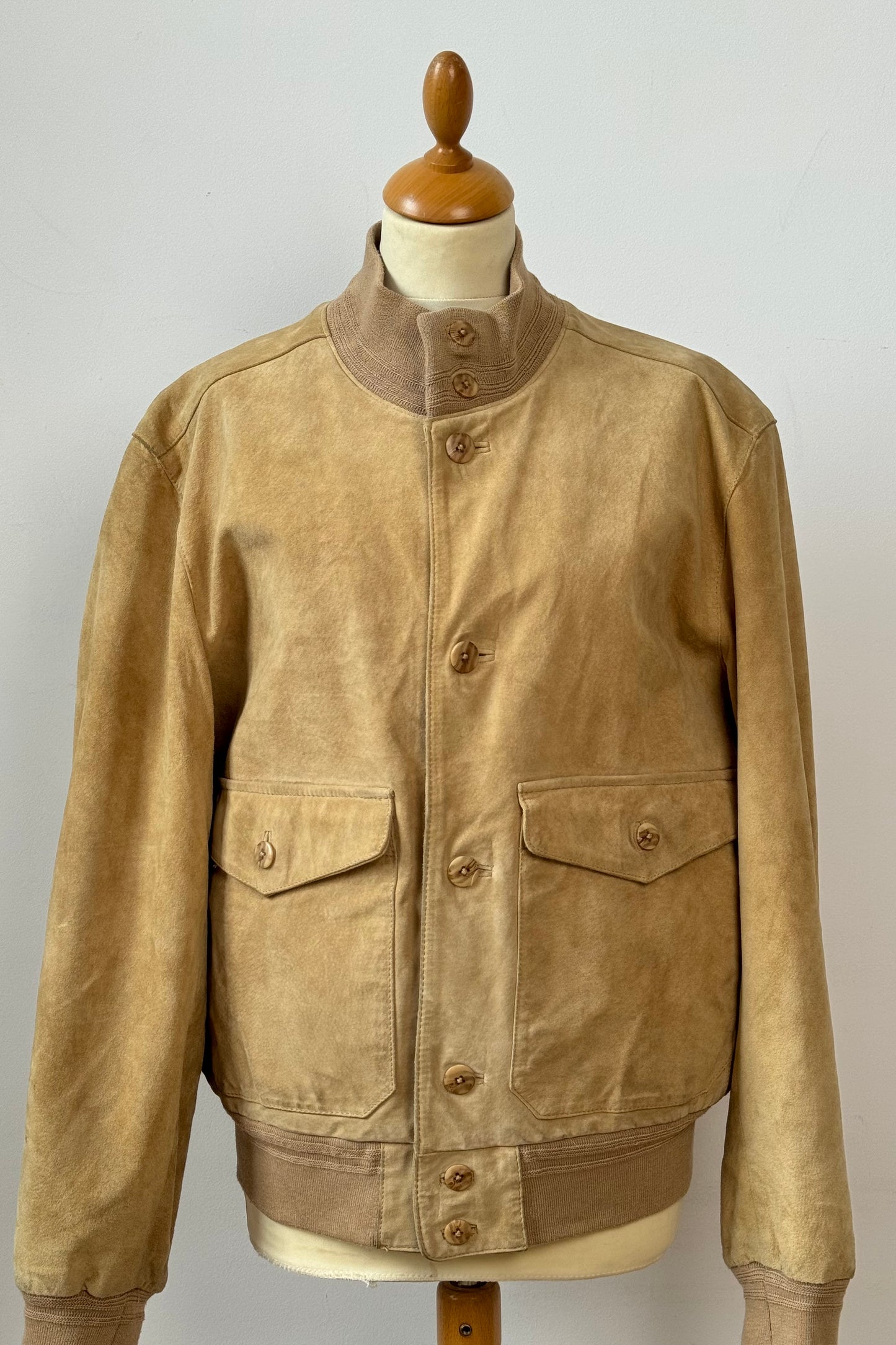 SUEDE BOMBER SIZE M/L UK 10/12