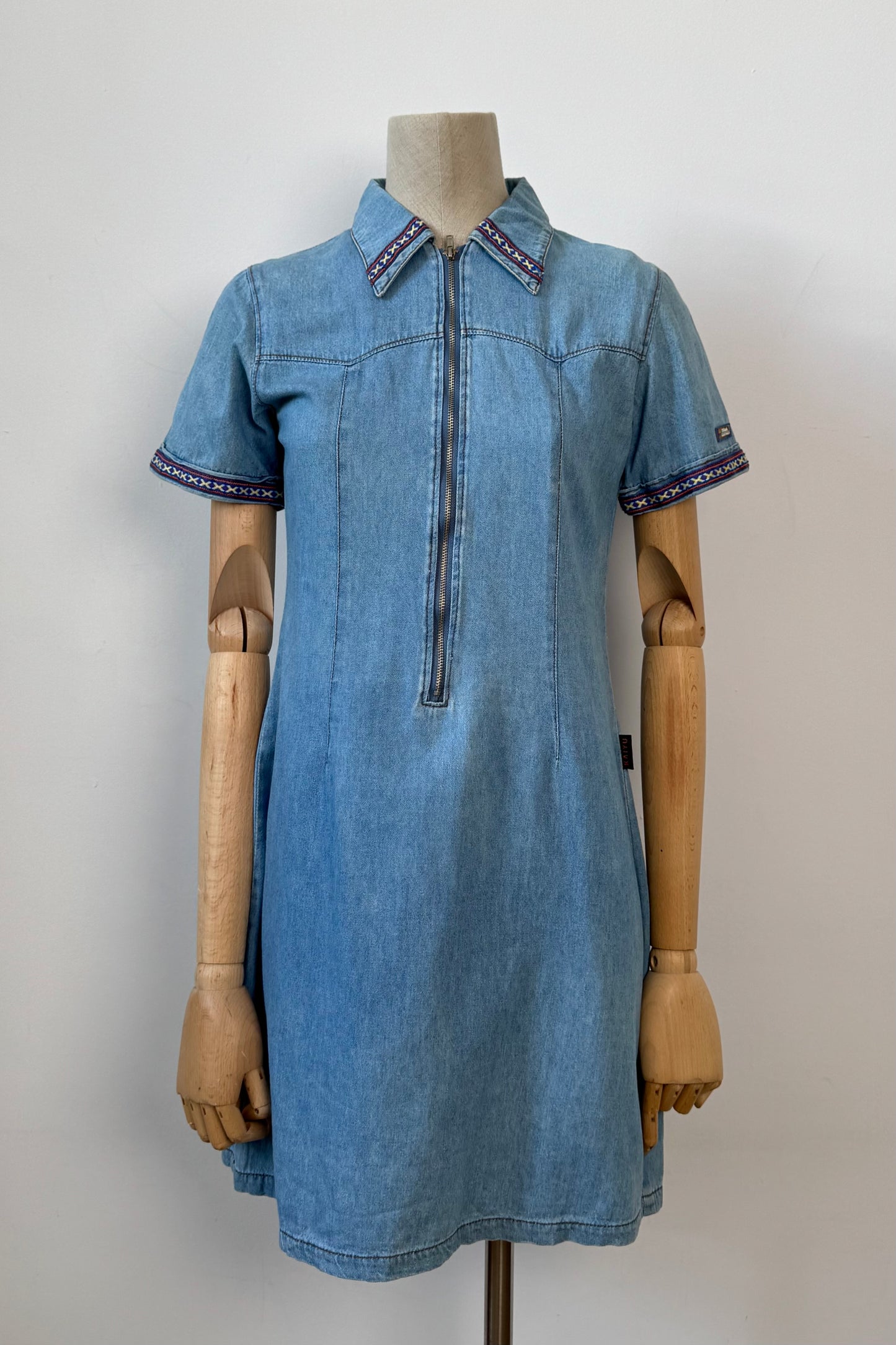 LIGHT DENIM DRESS SIZE XS/S UK 6/8