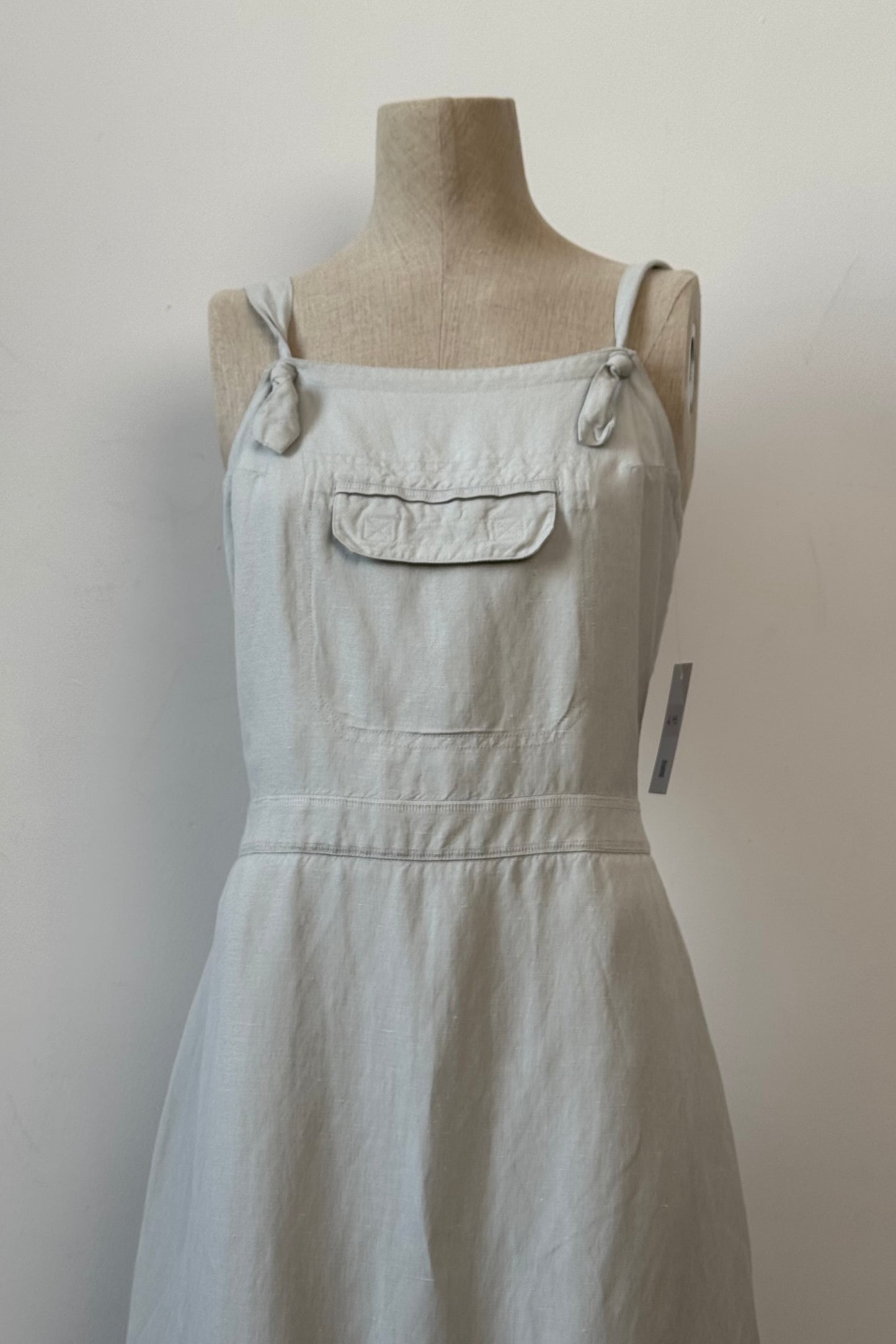 LINEN DRESS SIZE S EU 36 UK 8