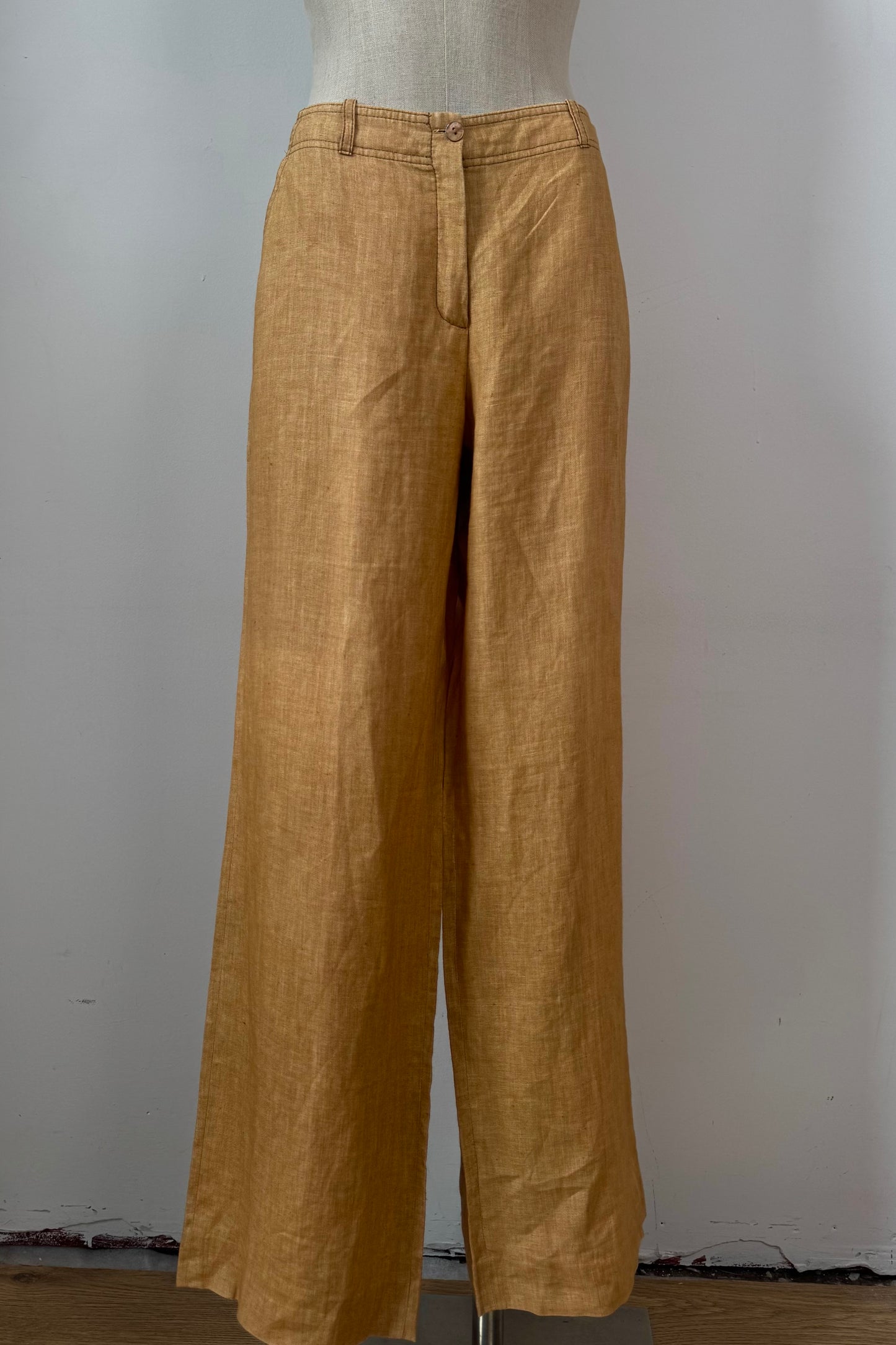 LINEN TROUSERS SIZE M UK 10