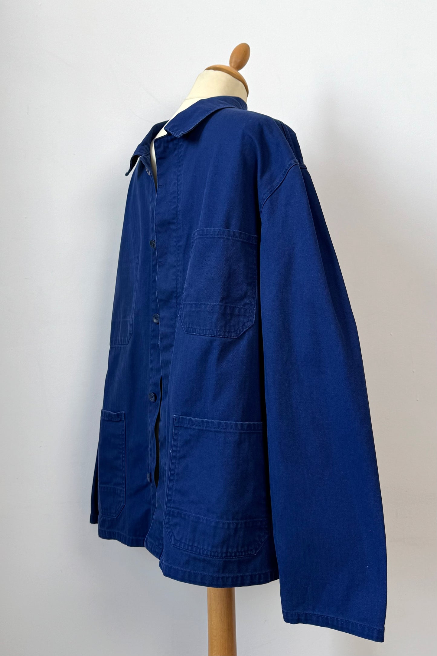 UTILITY FRENCH STYLE WORKER JACKET SIZE L UK 12