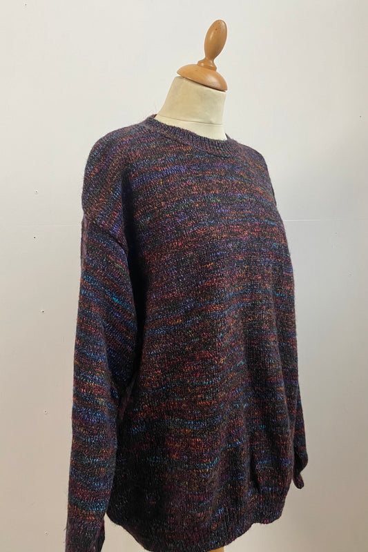 Italian Multicolour Knit Jumper Size L/XL UK 12/14