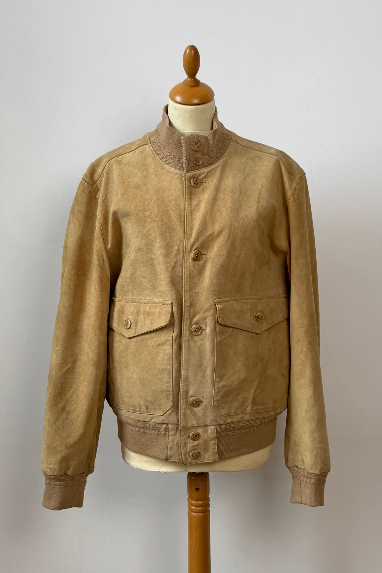 SUEDE BOMBER SIZE M/L UK 10/12