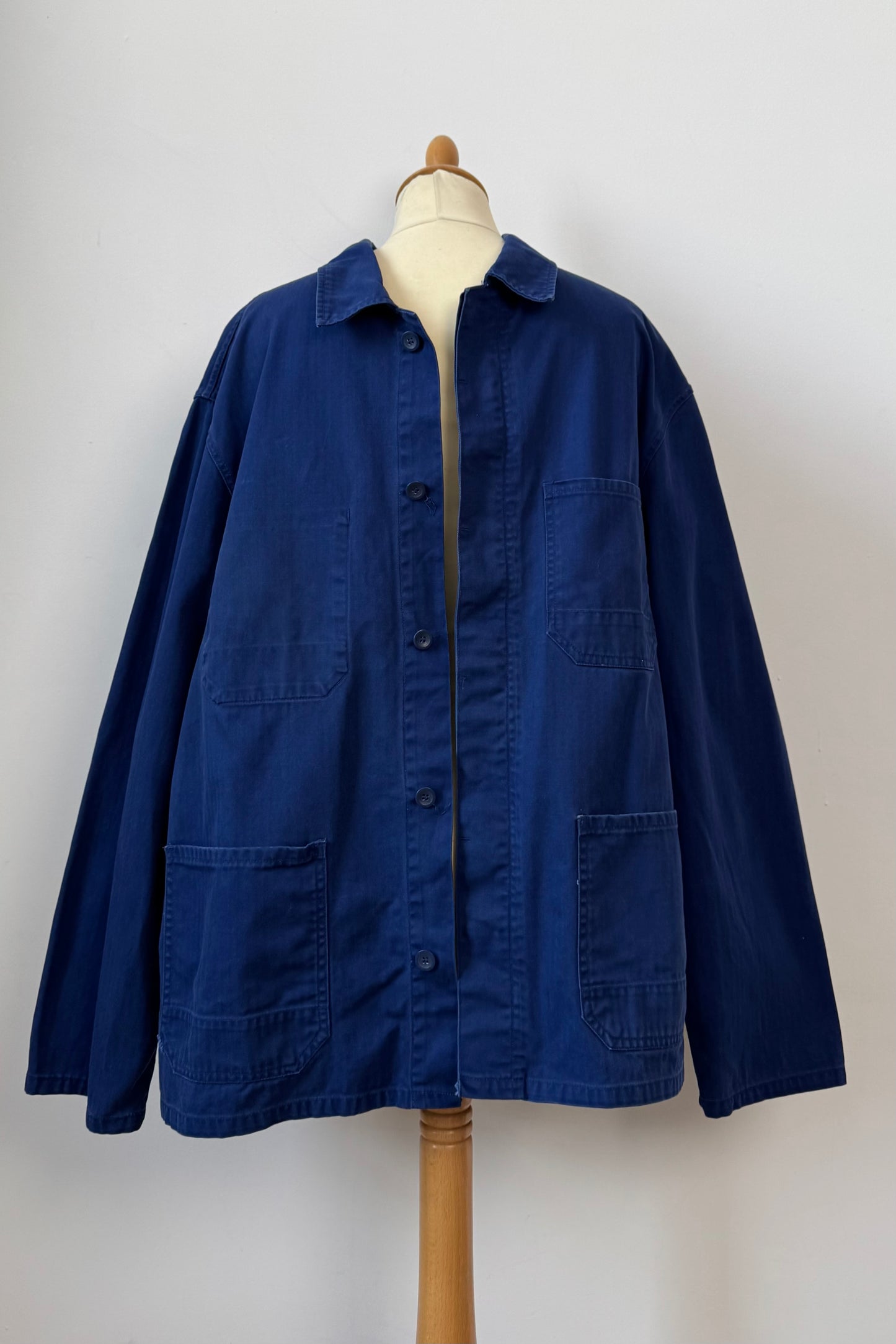 UTILITY FRENCH STYLE WORKER JACKET SIZE L UK 12