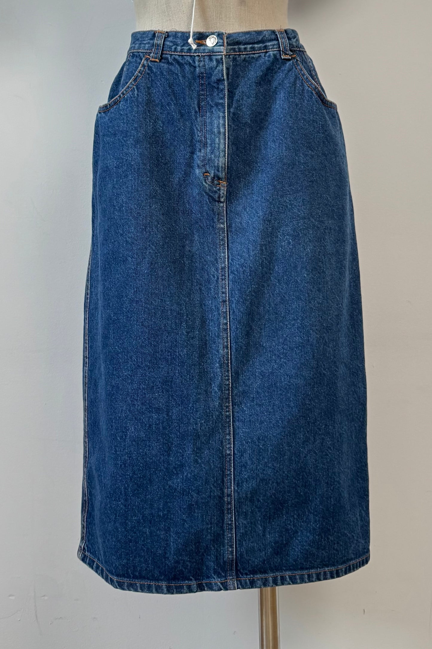 Clark Air Wear Denim Skirt in Size M/L UK 10/12