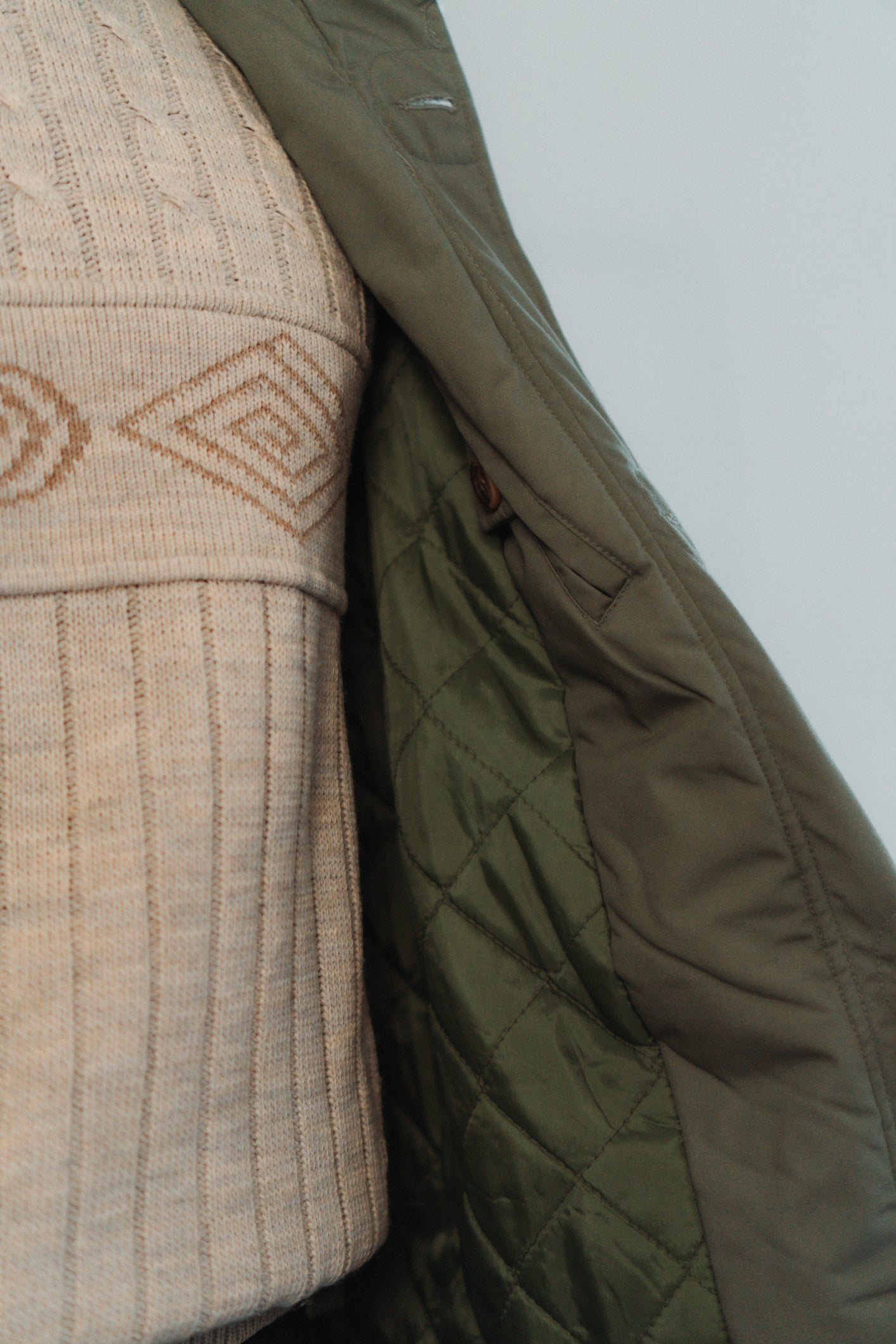 Matcha Green Trench Coat in Size XL/XXL UK 16/18