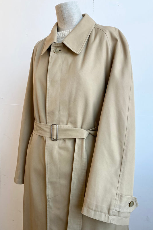 Classic Trench Coat Camel Cotton-Blend size L UK 12