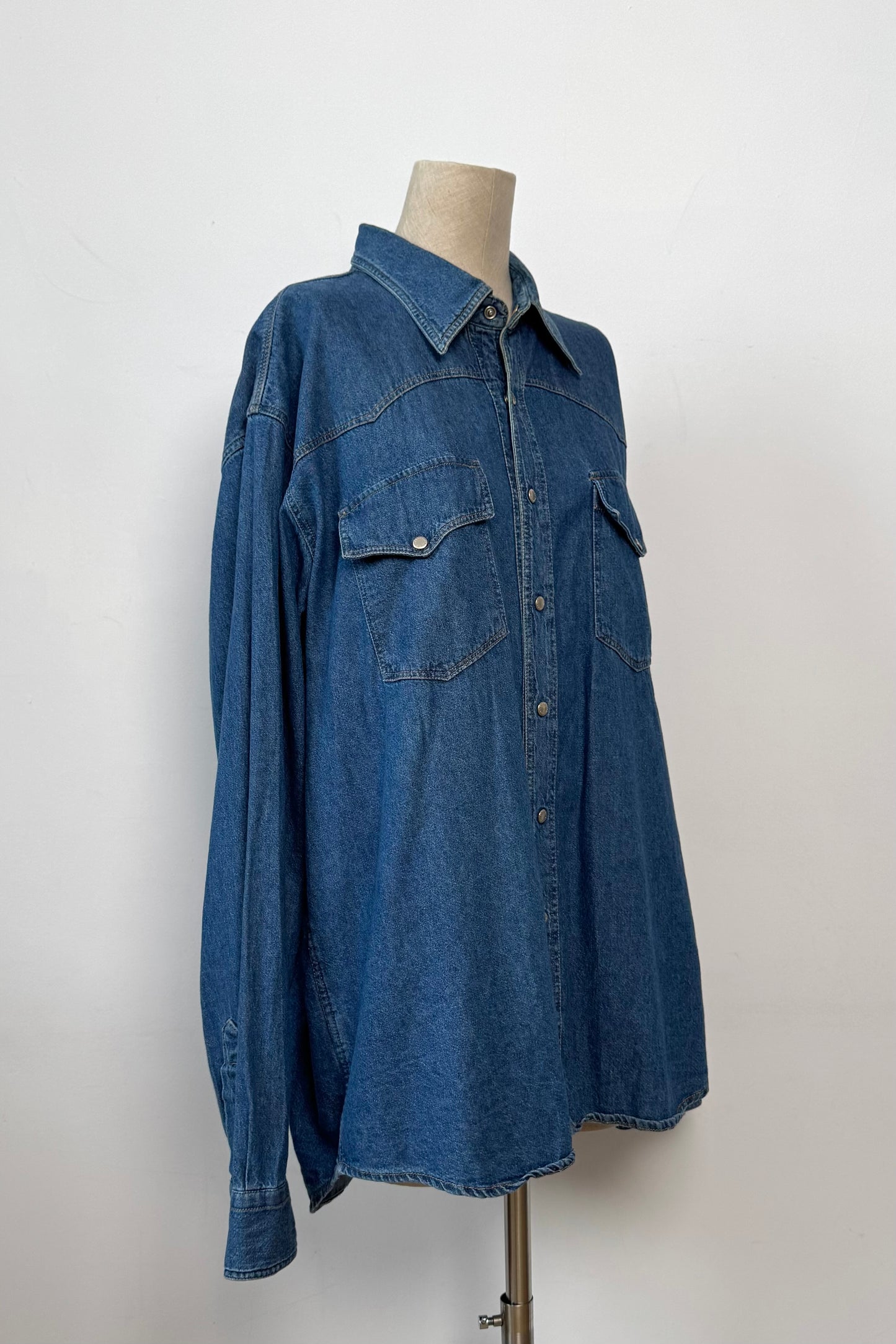 Denim Shirt in Size L/XL UK 12/14
