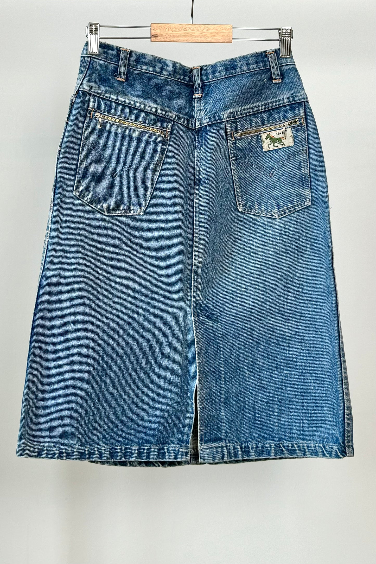Midi Denim Skirt Size S UK 6/8 EU 36