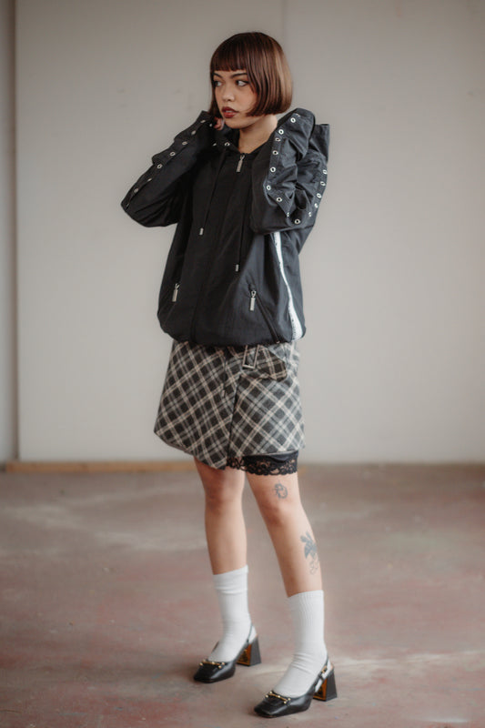 John Galliano Eyelets Windbreaker Size L UK 12