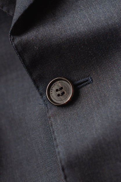 Lanvin Navy Wool Suit - Italian Tailored Blazer & Trousers, UK 12 L