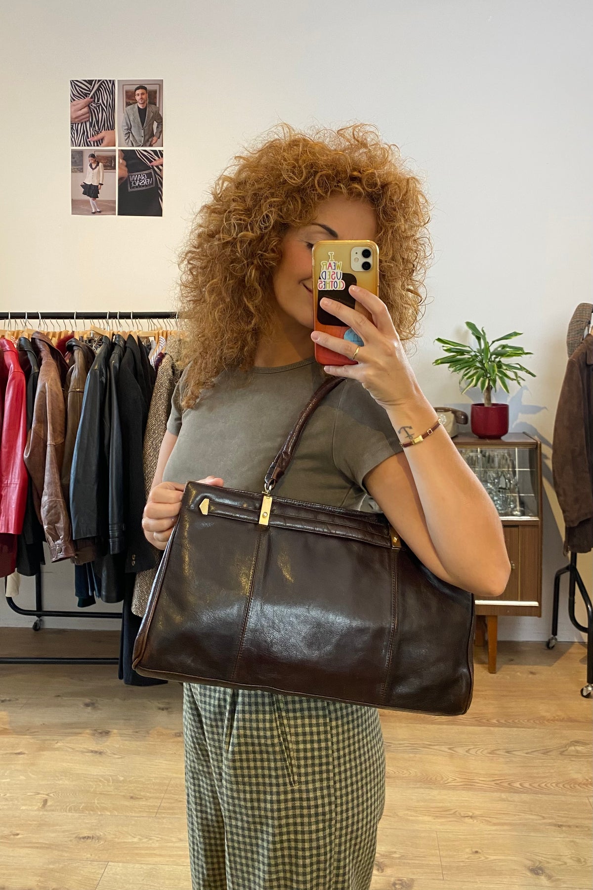 Leather Brown Bag