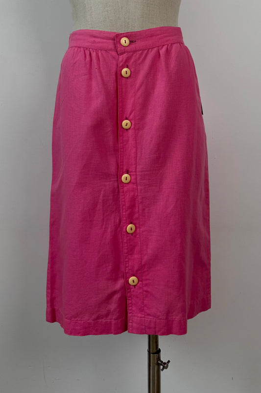 LINEN PINK SKIRT SIZE XS/S UK 6/8