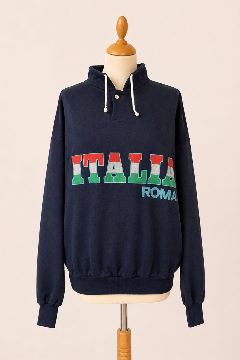 Vintage Italia Navy Sweatshirt