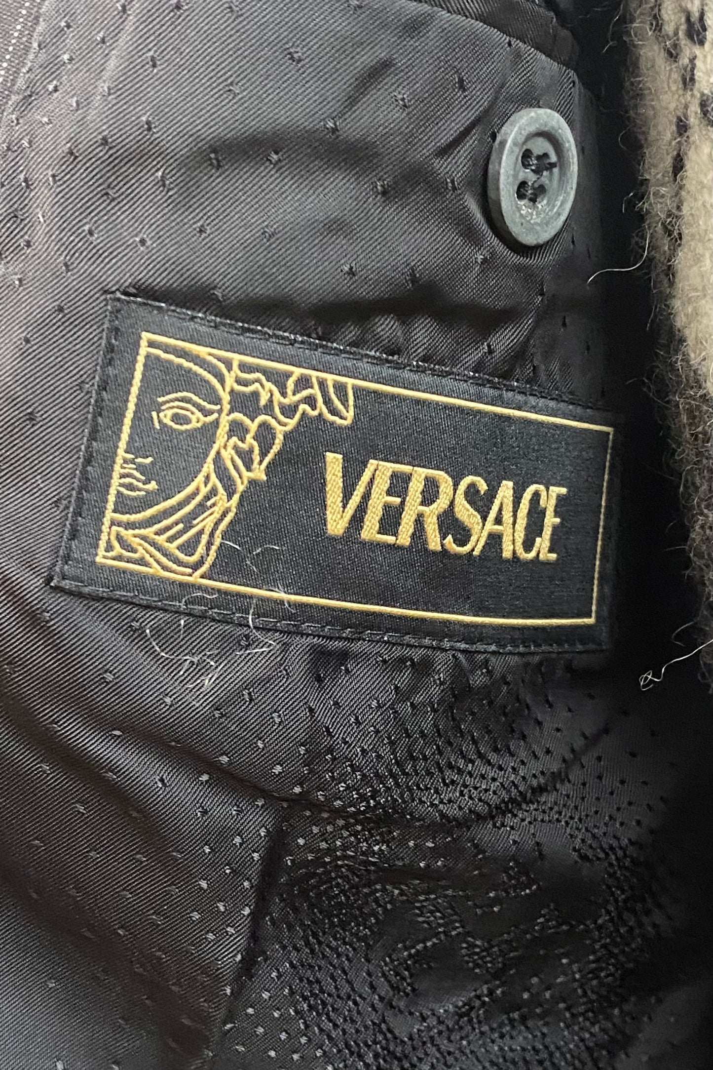 Versace Diplomatic Fine Wool Blazer Size M/L UK 10/12