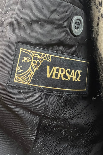 Versace Diplomatic Fine Wool Blazer Size M/L UK 10/12