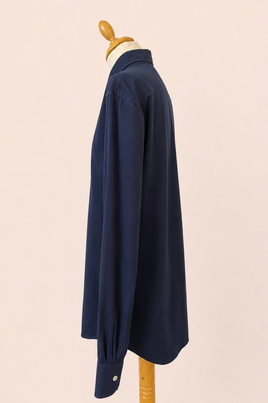 Fred Perry Navy Cotton Shirt