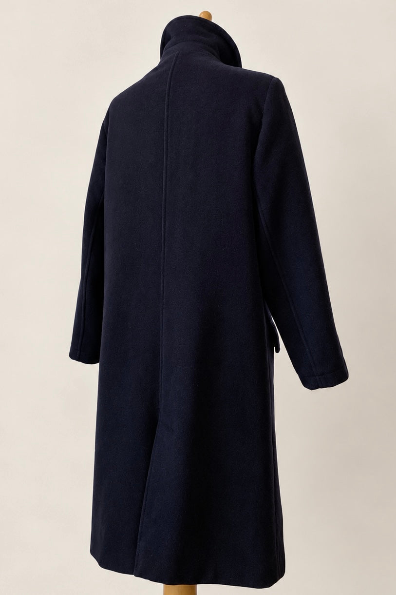 Marina Yachting Navy Wool Coat
