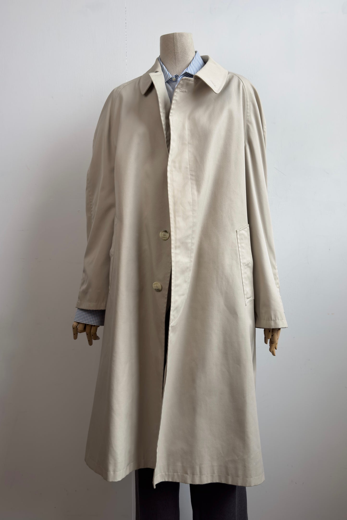 Sand Light Beige Trench Coat Size L/XL UK 12/14