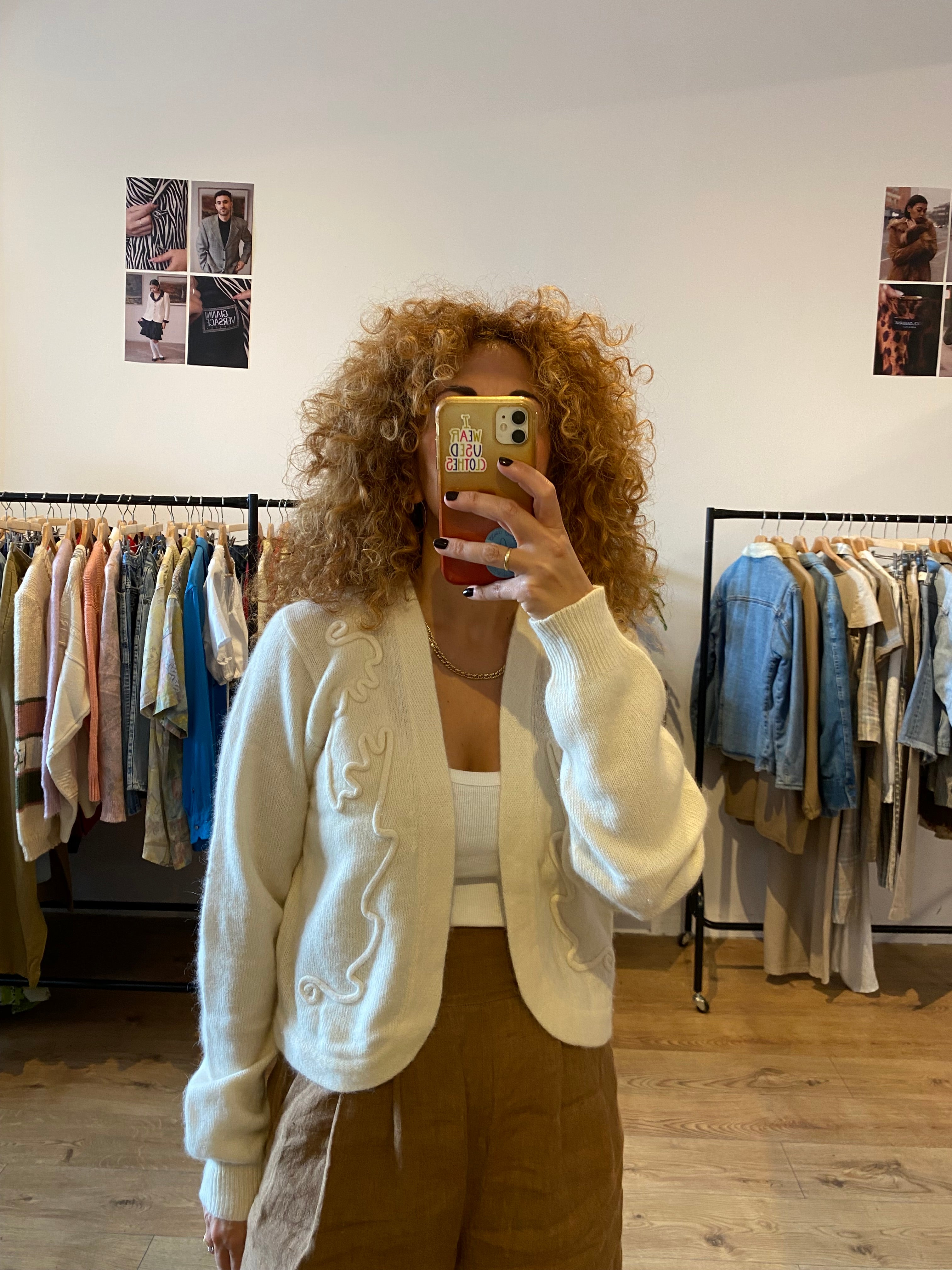 Ecru cardigan Size S