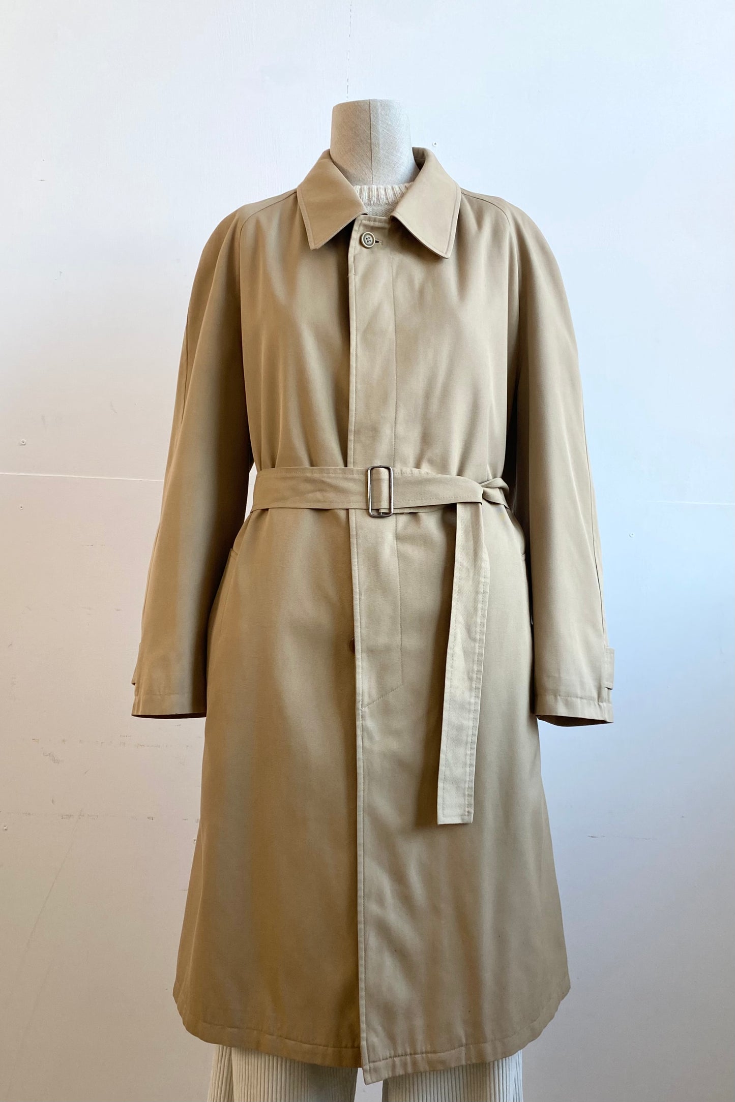 Classic Trench Coat Camel Cotton-Blend size L UK 12