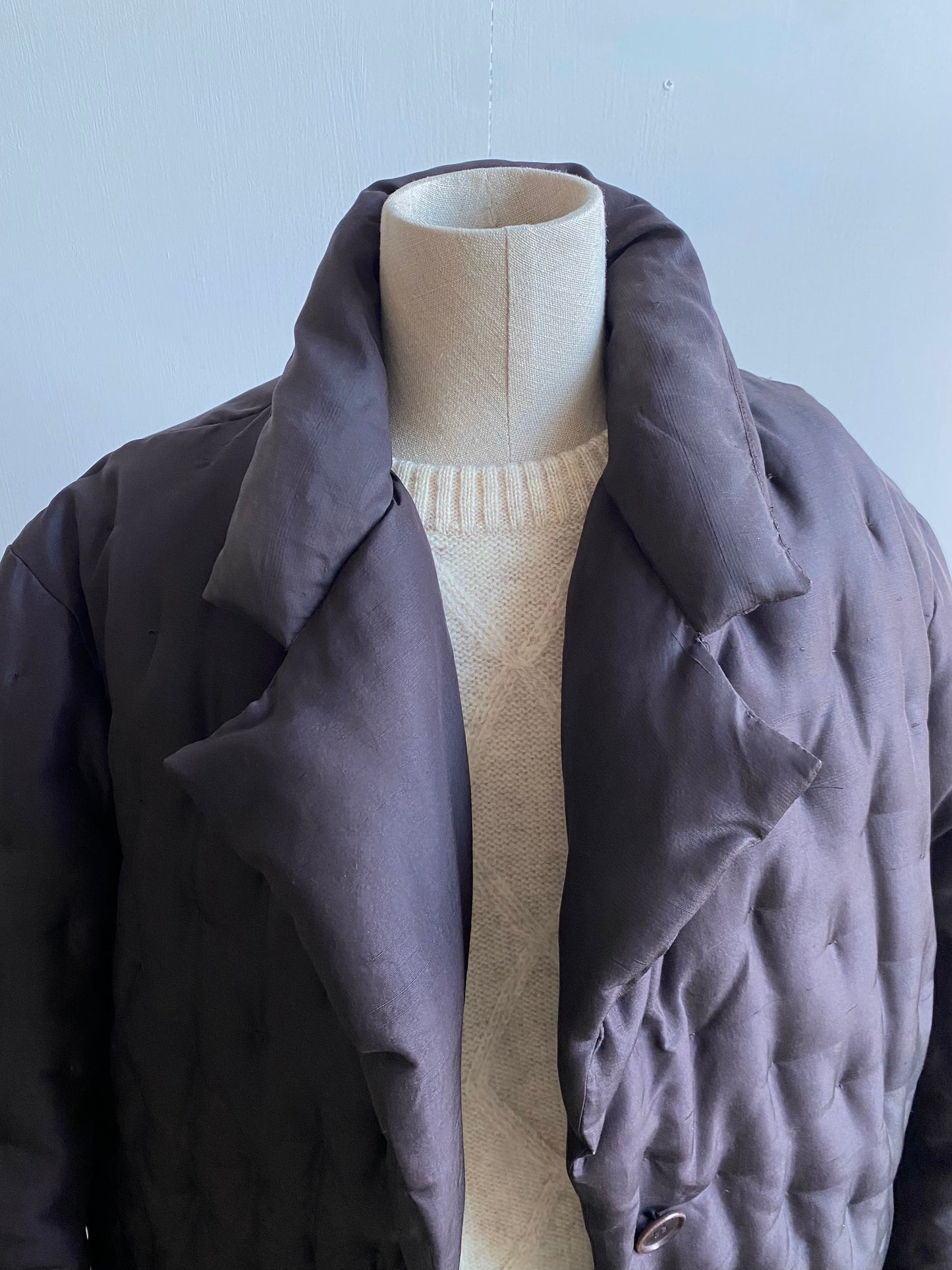 GianFranco Ferre Forma Puffer Coat in Size L UK 12/14