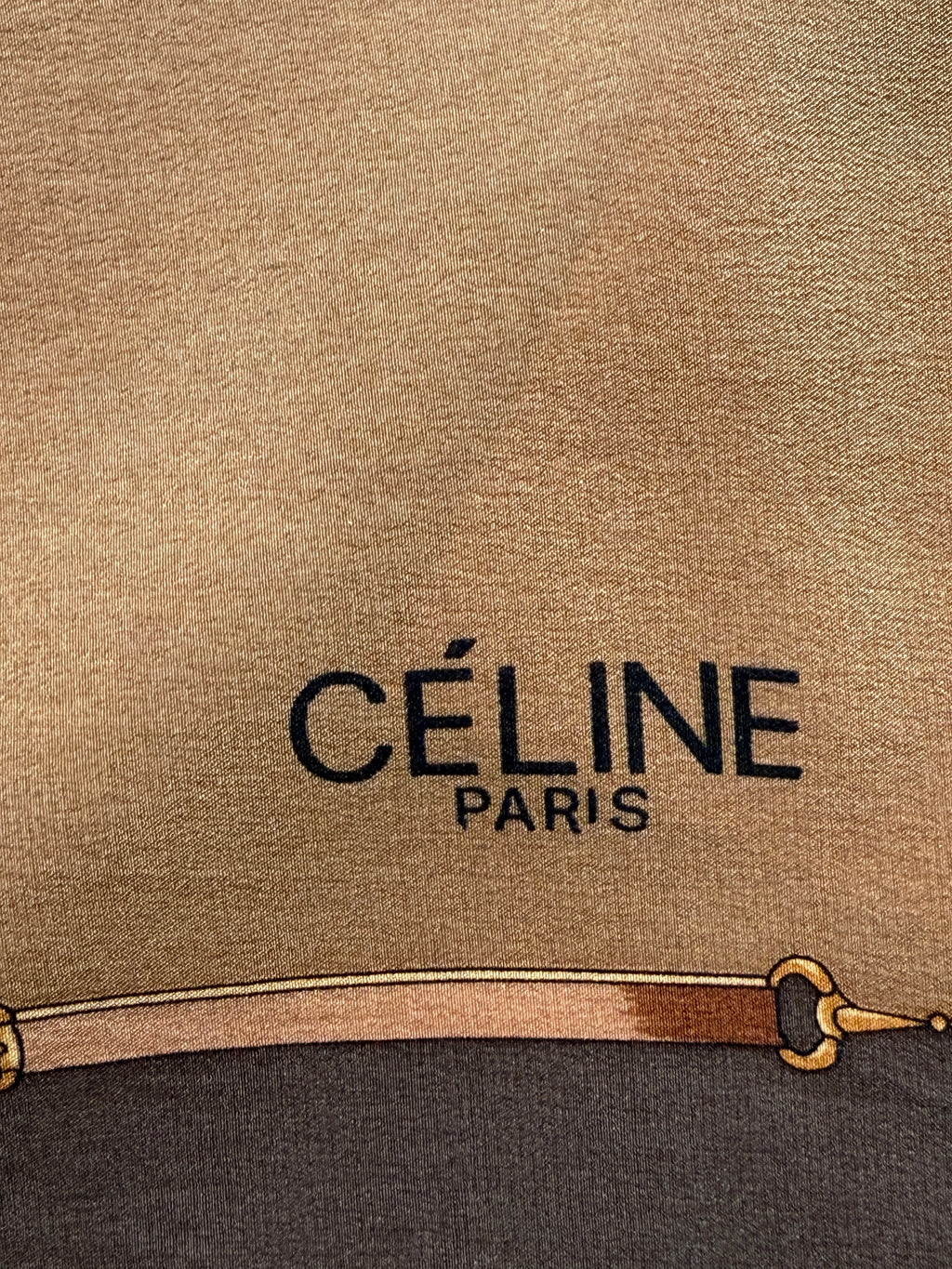 Genuine CÉLINE Paris Silk Scarf