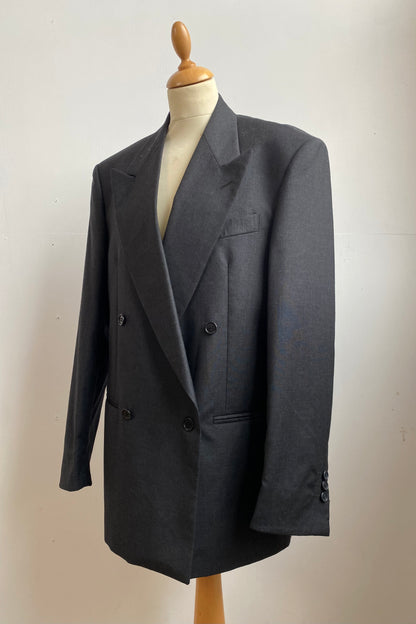 Studio 0001 by Ferre Double-Breasted Wool Blazer Size M/L UK 10/12