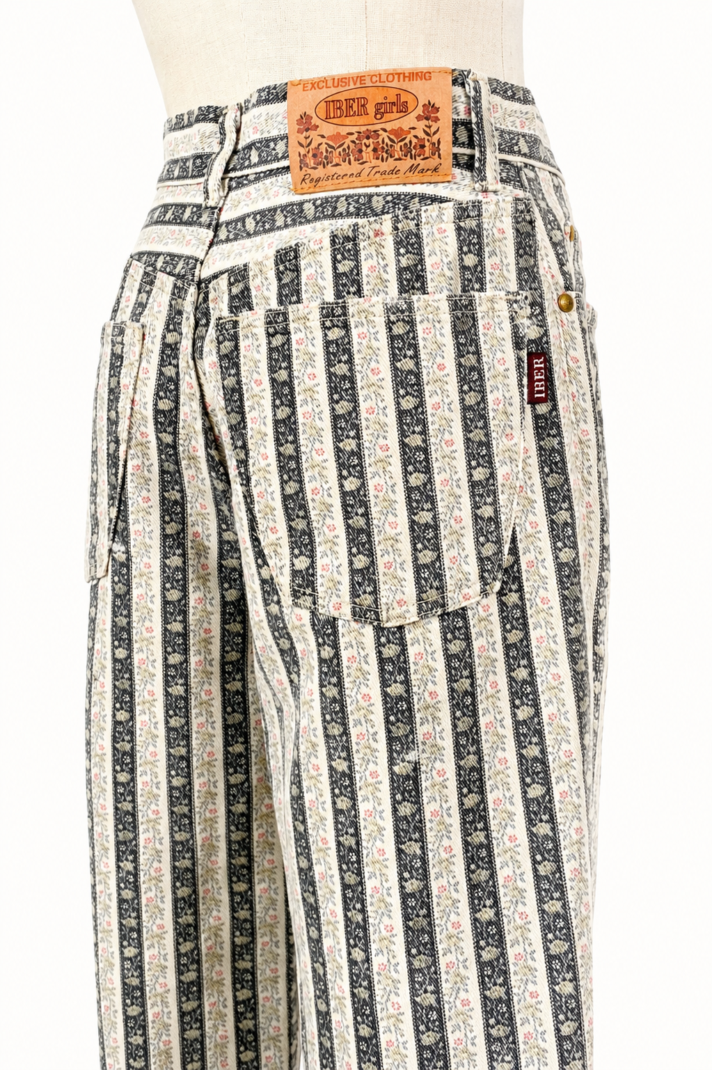 Floral Tapestry Print Jeans