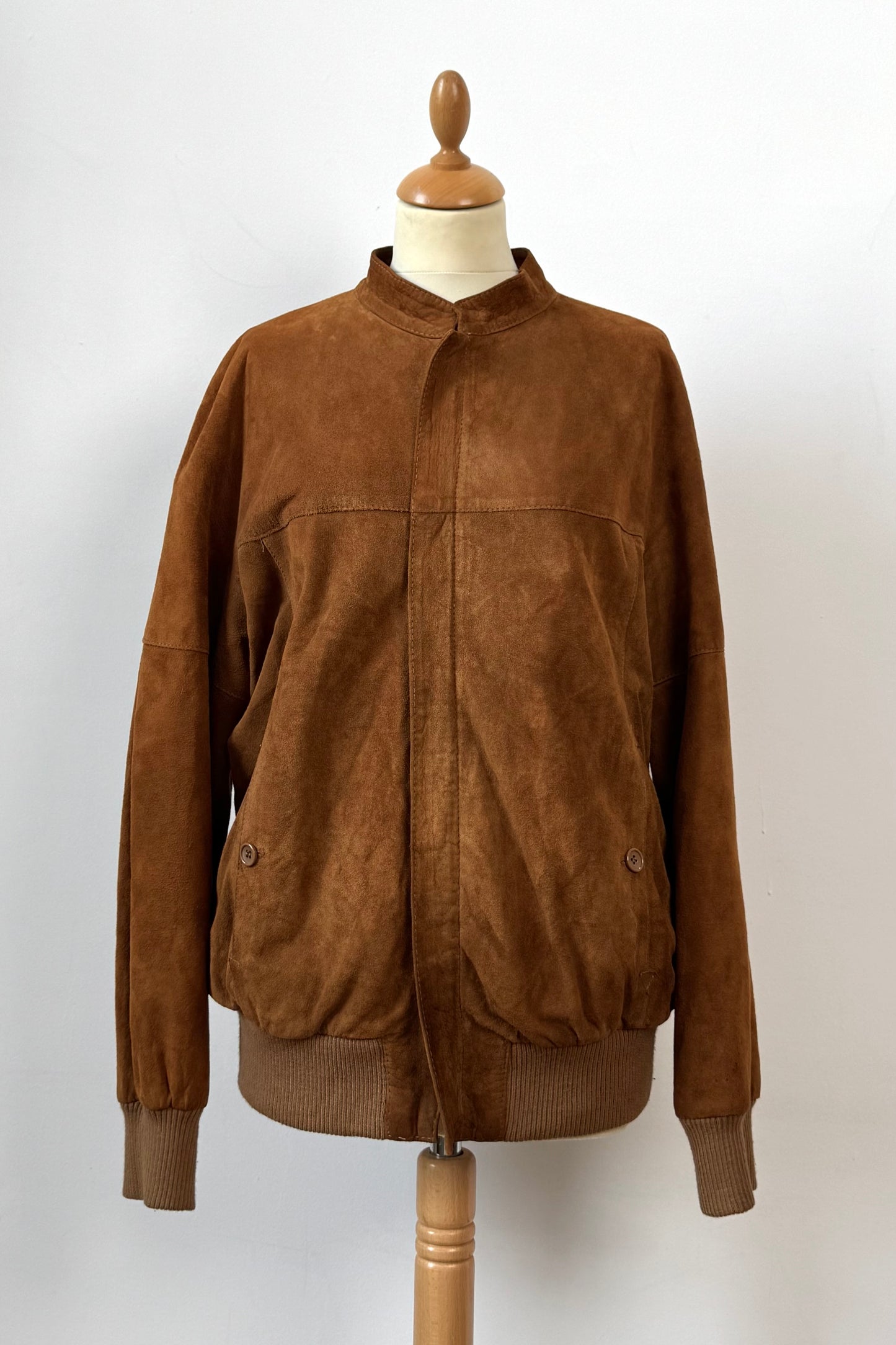 BOMBER SUEDE JACKET SIZE M/L UL 10/12