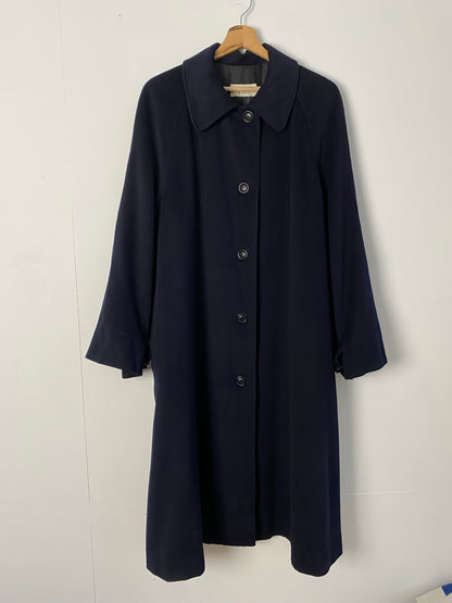 Wool-Cashmere Navy Coat by Alberto ASPESI in Women's Size S/M