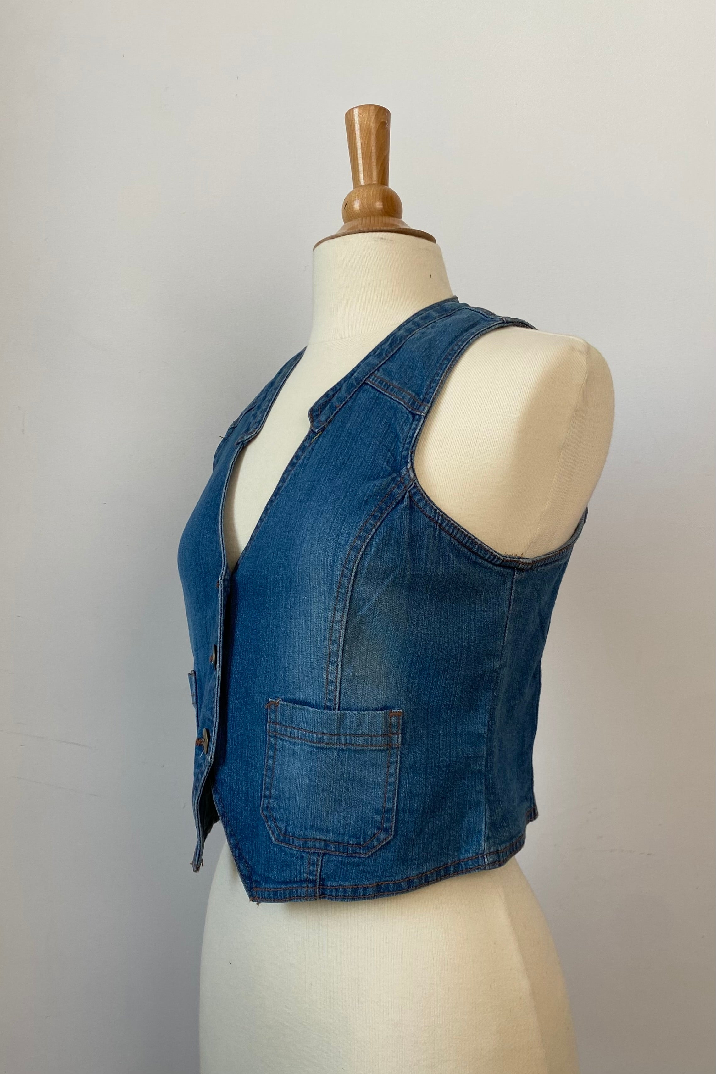Denim Waiscoat