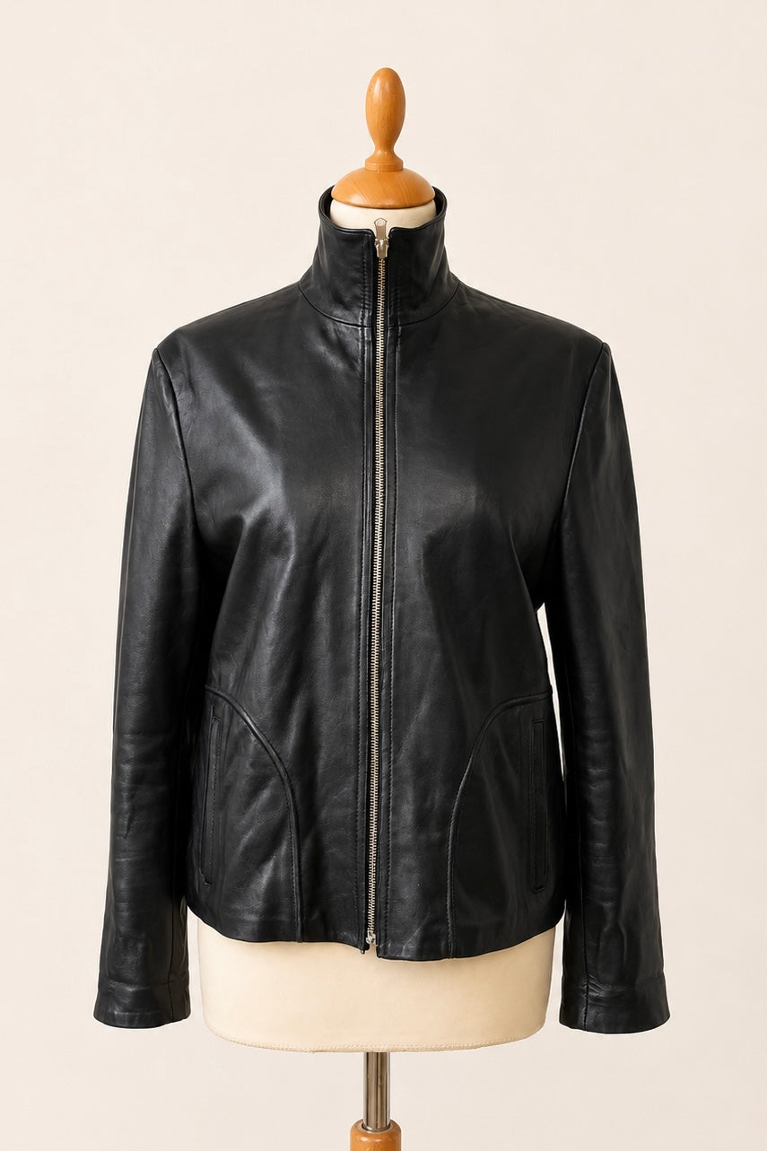 Classic Black Leather Jacket