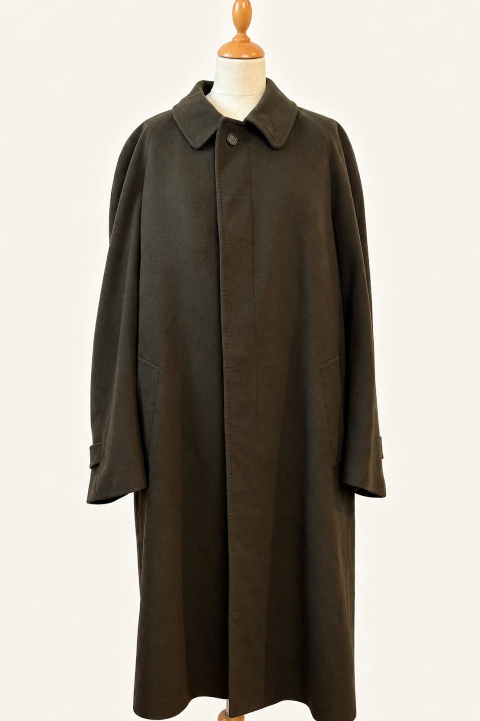 Pure Wool Olive Coat