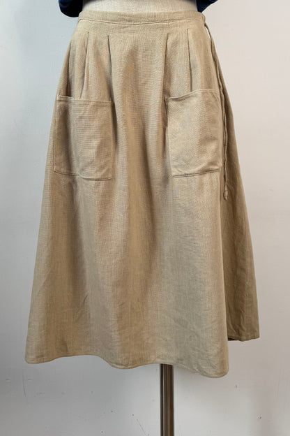 LINEN POCKETS SKIRT SIZE XS/S UK 6/8