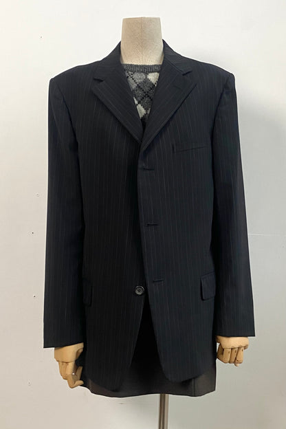 Versace Diplomatic Fine Wool Blazer Size M/L UK 10/12