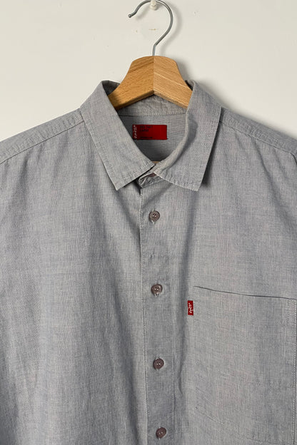 LEVIS Red Tab Blue-Grey Shirt Mens M/L