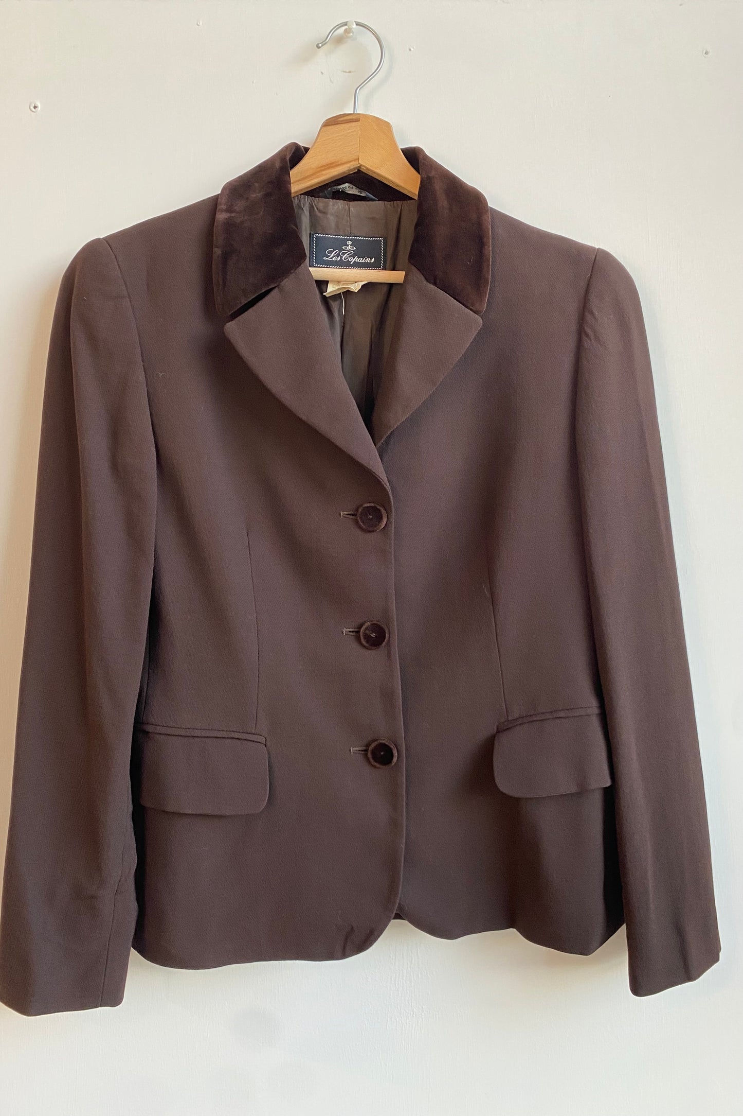 Les Copains Brown Blazer Women's Size S/M Size 8/10