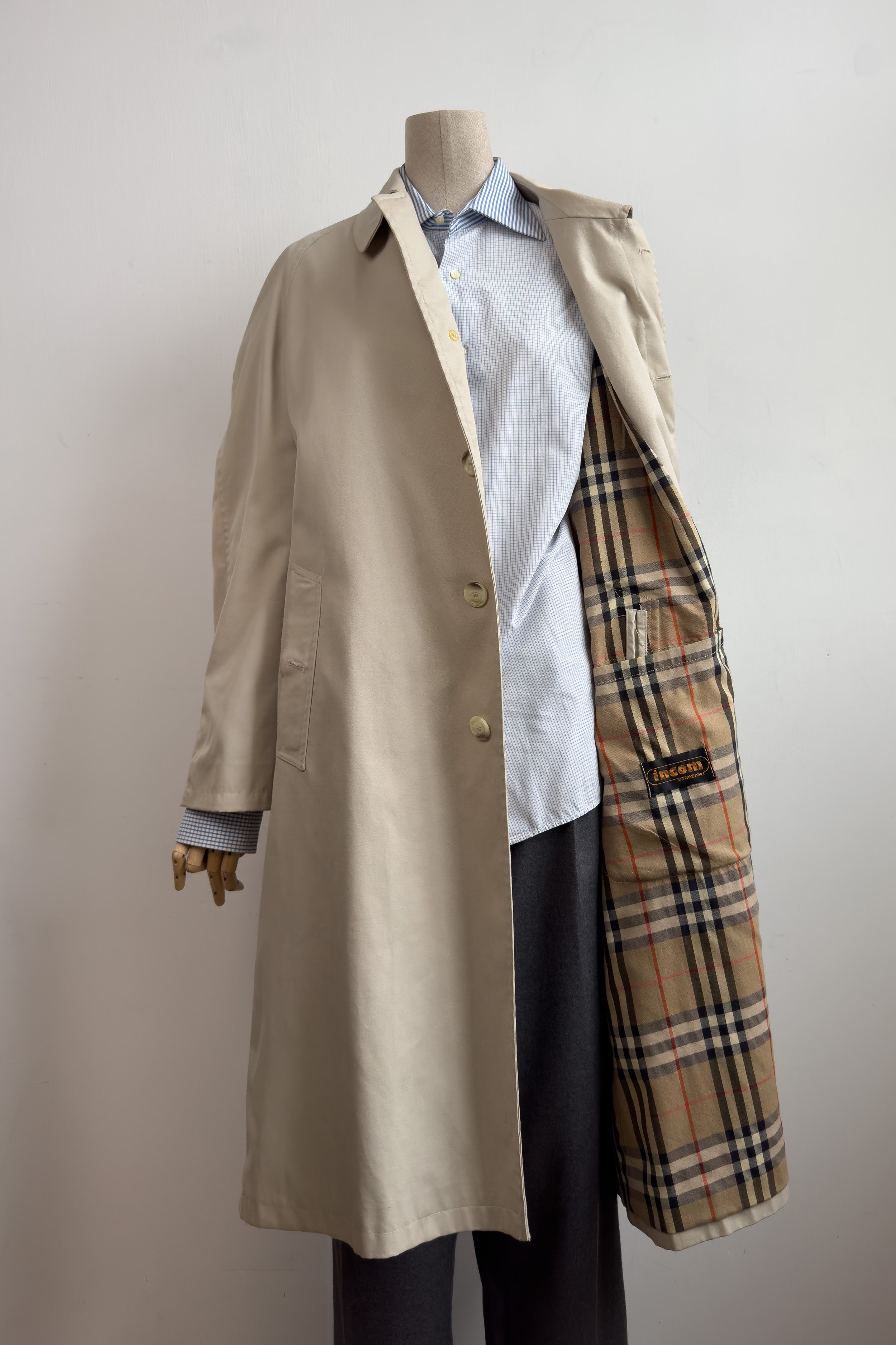 Sand Light Beige Trench Coat