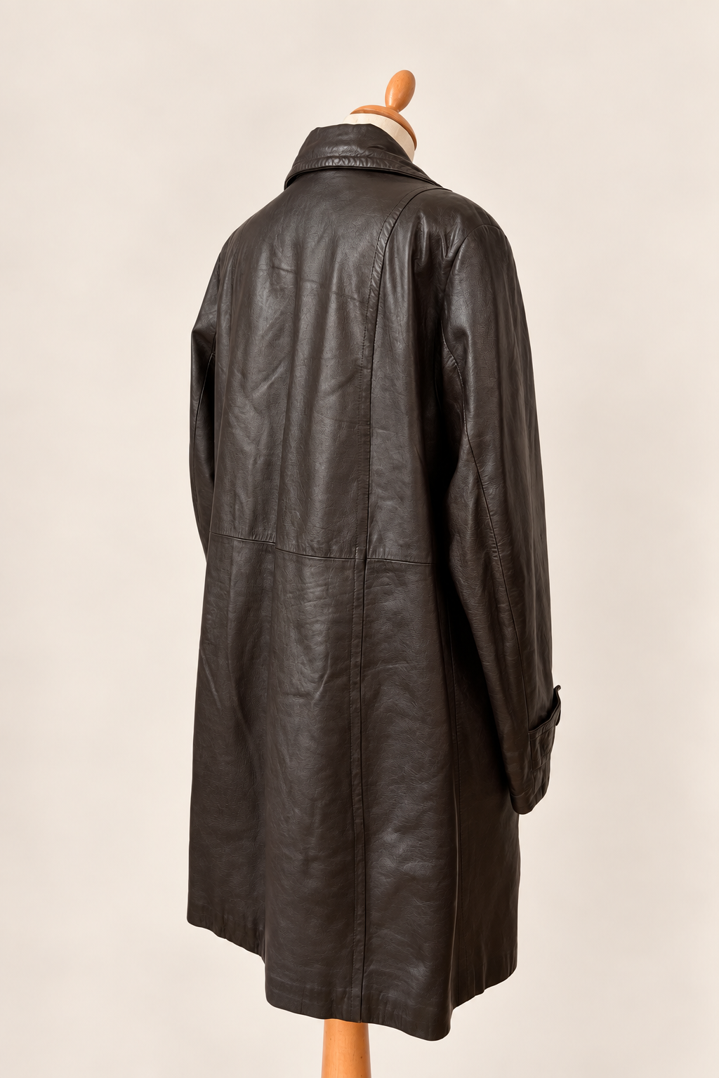 Brown Leather Coat