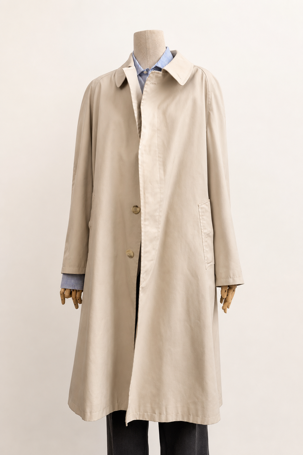 Sand Light Beige Trench Coat