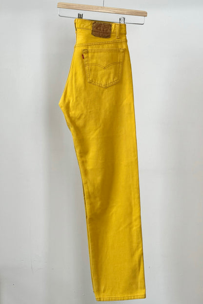 MUSTARD 501 LEVI'S UK 12 EU 40 L 32