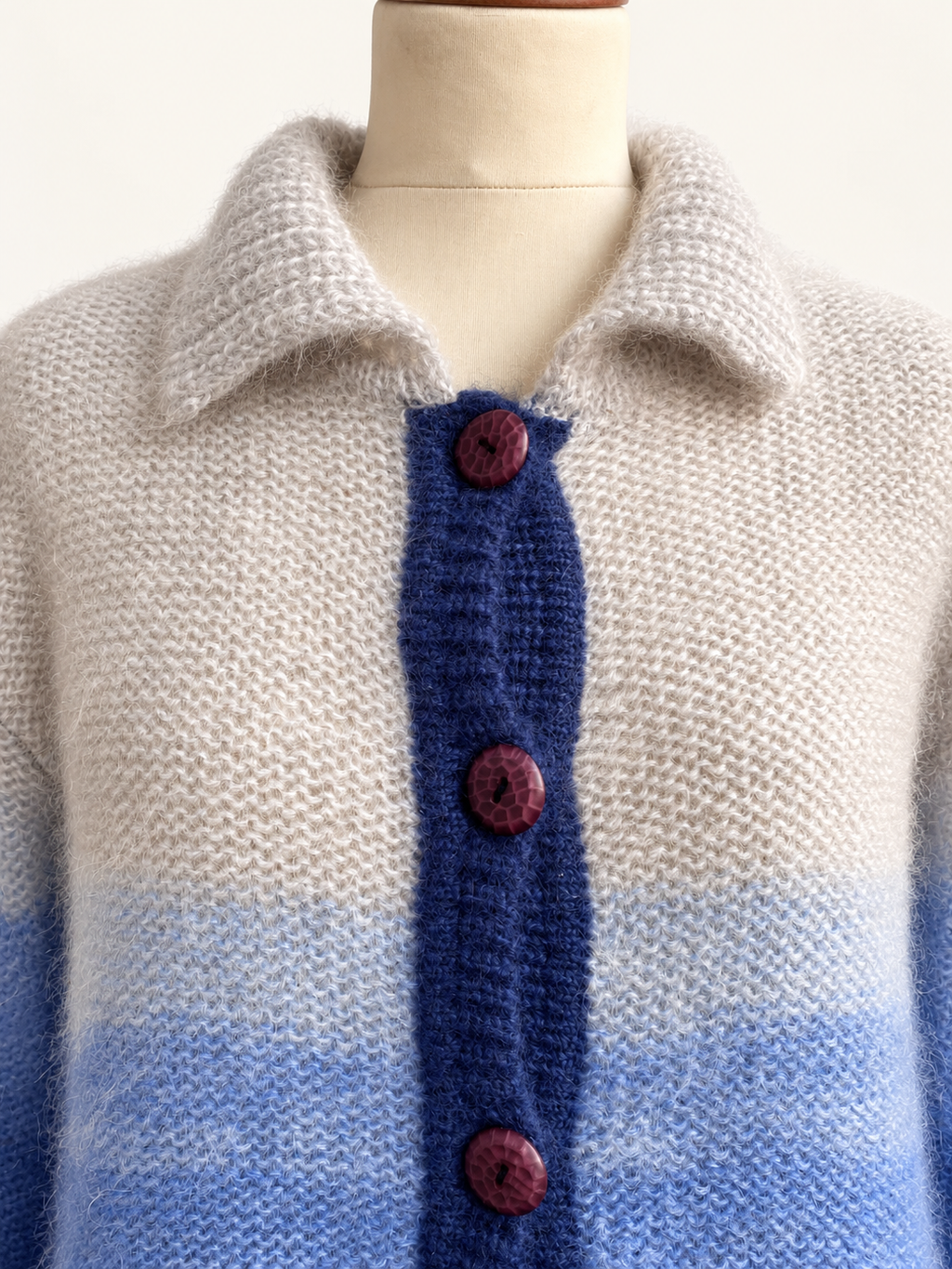 Mohair Blue Cardigan