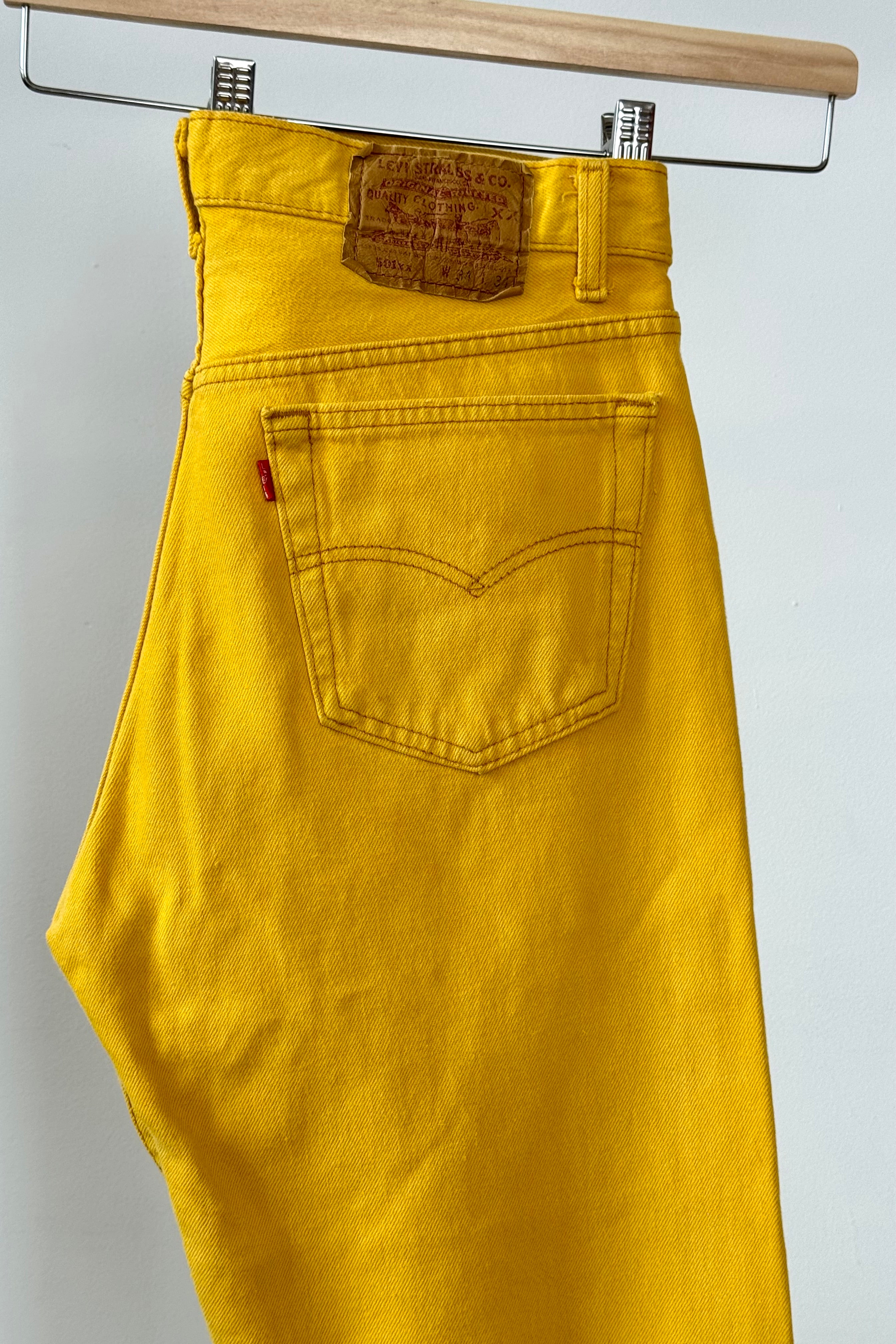 Levis mustard jeans hotsell