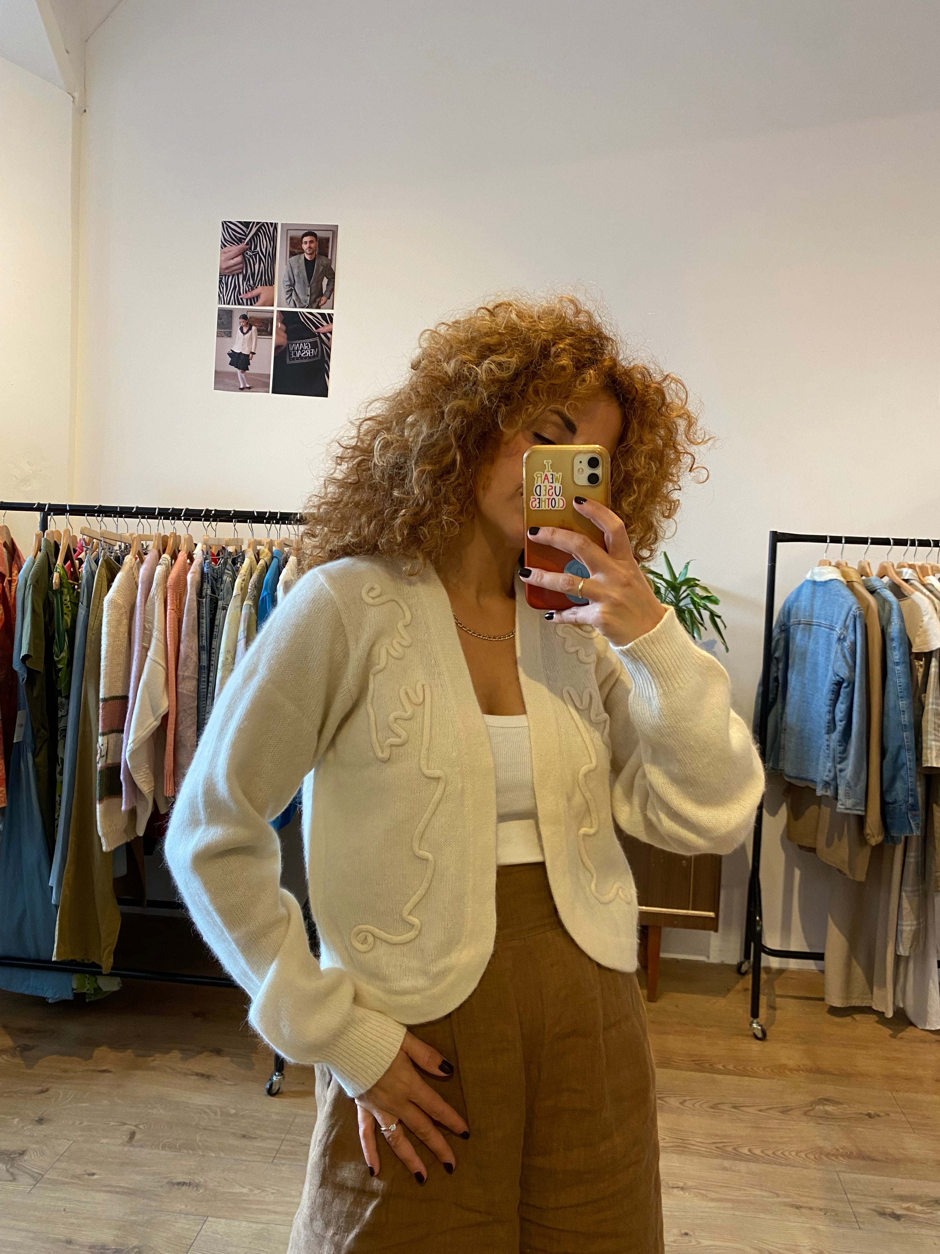 Ecru cardigan Size S