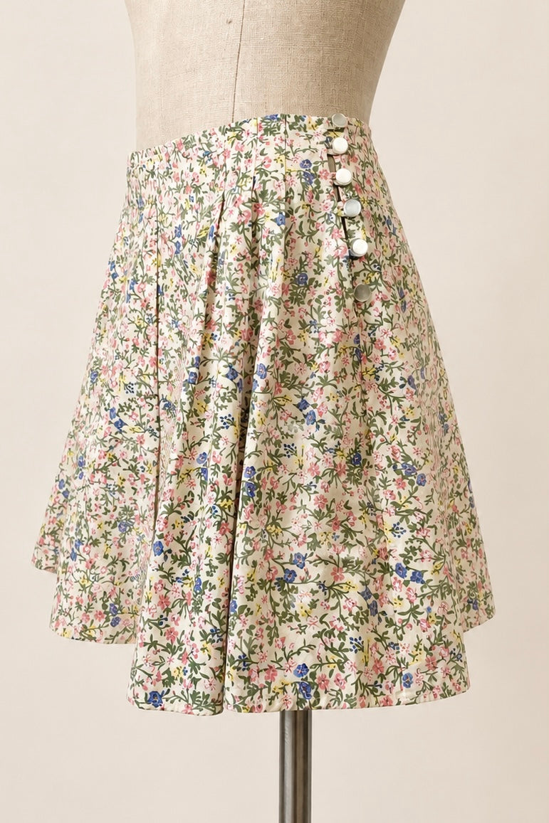 ‘Victorian’ Floral Print Skort