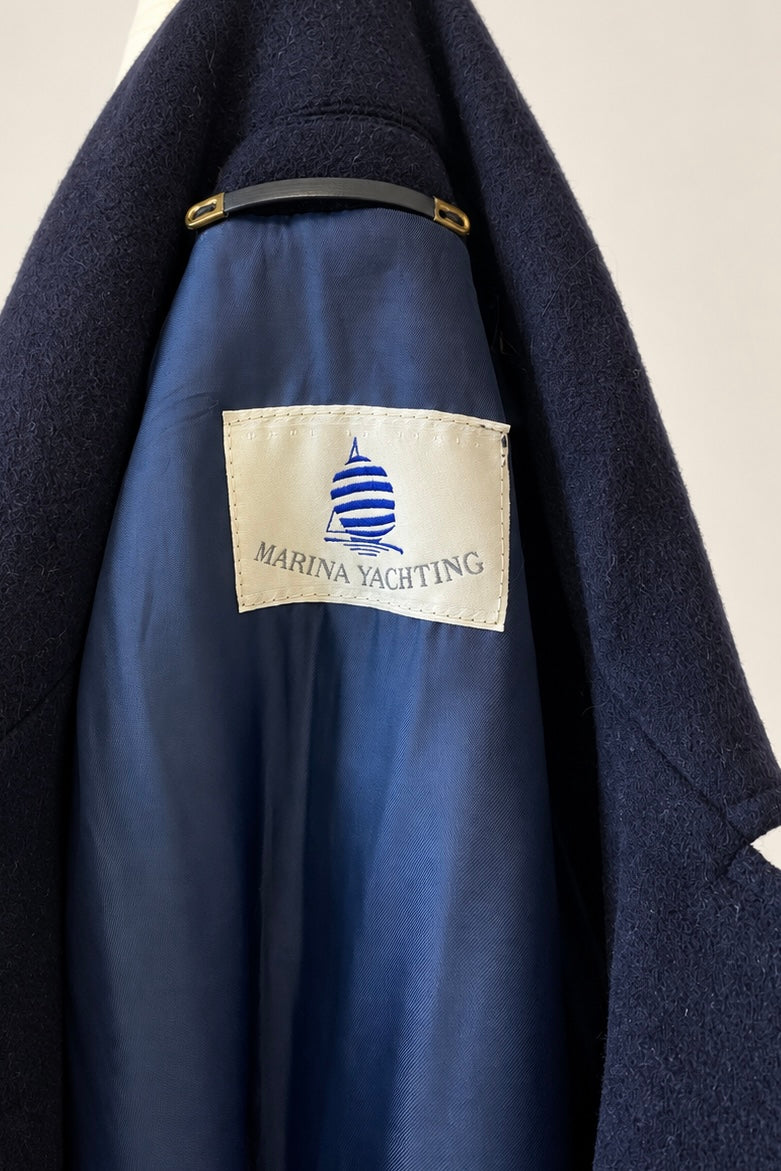 Marina Yachting Navy Wool Coat