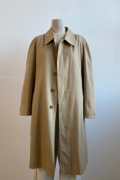Classic Trench Coat Camel Cotton-Blend size L UK 12