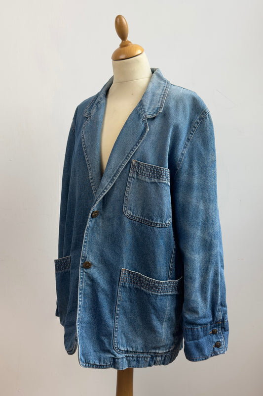 FENDI Denim Jacket Blazer Style Size L/XL